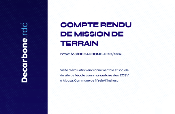 À Mpasa, Decarbone RDC pose les bases d’un modèle d’école communautaire écologique